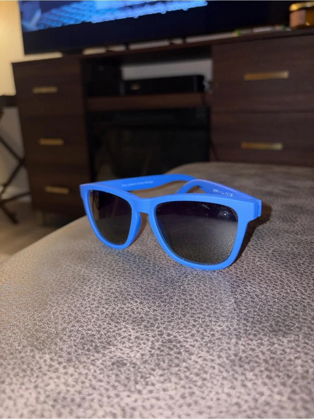 Goodr Blue Sunglasses — Lightweight UV Protection for Active Kids
